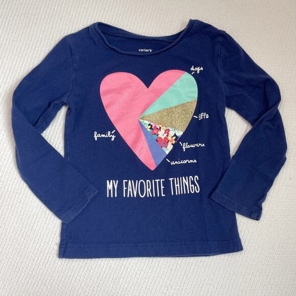Carter's Favorite Things Long Sleeved Tee - Picture 1 of 3